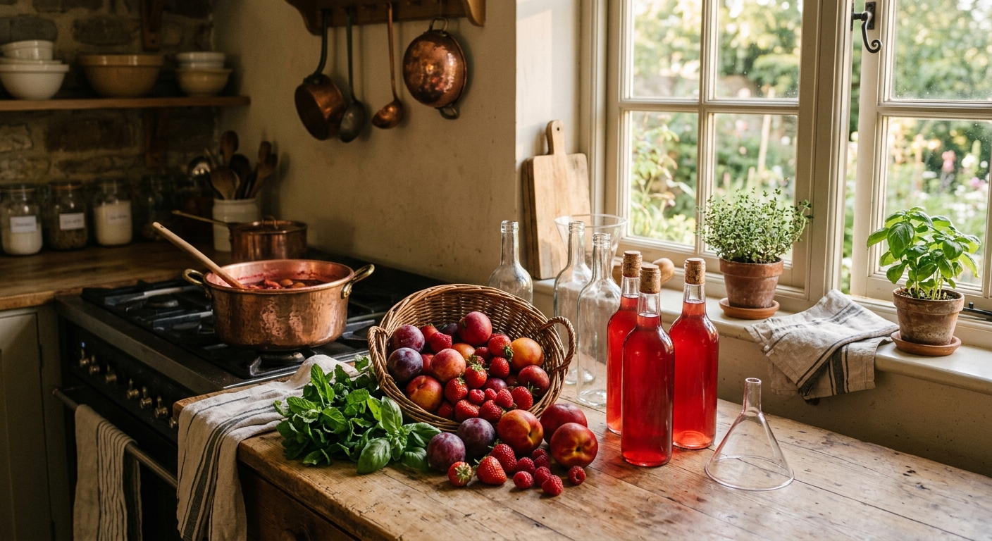 Hands sorting fruit